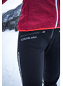 Nordblanc Černé dámské zateplené nepromokavé softshell kalhoty LATERAL