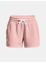 Under Armour Kraťasy Rival Fleece Short-PNK - Dámské