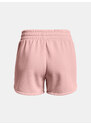 Under Armour Kraťasy Rival Fleece Short-PNK - Dámské