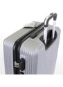 Cestovní kufr T-class VT21111, stříbrná, L, 66 x 44 x 24 cm / 60 l