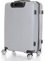 Cestovní kufr T-class VT21111, stříbrná, L, 66 x 44 x 24 cm / 60 l