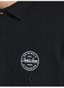 Černé polo tričko Jack & Jones Shark - Pánské