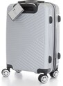 Cestovní kufr T-class VT21111, stříbrná, M, 54 x 39 x 21 cm / 35 l