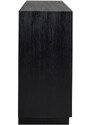 Černá dubová komoda Richmond Oakura 190 x 40 cm