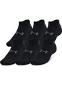 Under Armour UA Essential No Show 6pk Black