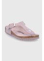 Dětské žabky Birkenstock fialová barva