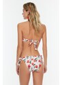 Dámský bikinový top Trendyol Floral Frill