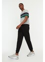 Trendyol Black Regular/Normal Fit Elastic Laced Sweatpants