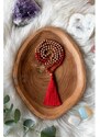 YOGGYS meditační mala - karneol a rudraksha