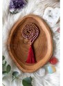 YOGGYS meditační mala - rodonit a rudraksha