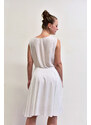 MonaRosa letní šaty Piccolo bianco