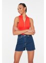 Dámské kraťasy Trendyol Mom Denim Shorts