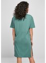 URBAN CLASSICS Ladies Organic Oversized Slit Tee Dress - paleleaf