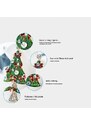 Éternelle Vánoční brož Swarovski Elements Profetta - vánoční stromeček