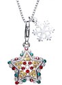 Éternelle Exkluzivní vánoční náhrdelník Swarovski Elements - vánoční hvězda