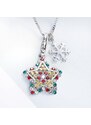 Éternelle Exkluzivní vánoční náhrdelník Swarovski Elements - vánoční hvězda