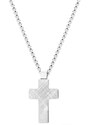 Manoki Pánský ocelový náhrdelník Efraim - chirurgická ocel, kříž