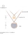Victoria Filippi Stainless Steel Dvojitý ocelový náhrdelník Acciai - chirurgická ocel