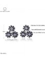 Victoria Filippi Náušnice Swarovski Elements Snowflake - sněhová vločka