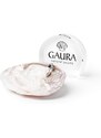 Gaura Pearls Stříbrné náušnice s černou řiční perlou Lydia, stříbro 925/1000