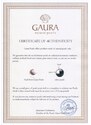 Gaura Pearls Stříbrné náušnice s korálem Fátima, stříbro 925/1000