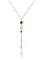 Victoria Filippi Stainless Steel Ocelový náhrdelník Marica Gold - chirurgická ocel, hvězdy