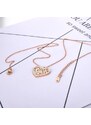 Victoria Filippi Stainless Steel Ocelový náhrdelník Francoa - chirurgická ocel, srdce, zirkon