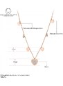 Victoria Filippi Stainless Steel Ocelový náhrdelník Freya - chirurgická ocel, srdce, zirkon