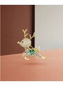 Éternelle Vánoční brož Swarovski Elements Rudolf 4 - vánoční sob