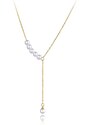 Victoria Filippi Stainless Steel Ocelový náhrdelník Raina - chirurgická ocel, perla
