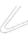 Victoria Filippi Stainless Steel Ocelový náhrdelník Oscia - chirurgická ocel, perla
