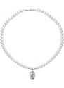 Manoki Perlový náhrdelník Celeste - medailonek Panna Maria