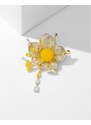 Éternelle Exkluzivní brož Swarovski Elements Leanne - exotická květina