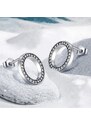 GRACE Silver Jewellery Stříbrné náušnice se zirkony Lydia, stříbro 925/1000