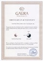 Gaura Pearls Stříbrné náušnice s bílou perlou a onyxem Aurelie, stříbro 925/1000