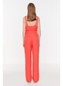 Trendyol Pants - Rot - Wide leg