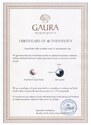 Gaura Pearls Stříbrné náušnice s levandulovou perlou Marcella, stříbro 925/1000
