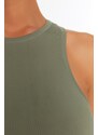 Trendyol Khaki Seamless/Seamless Lightly Supported/Shaping Knitted Sports Bra