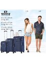 TRAVEL Z Sada kufrů Softspinner Blue 3-set