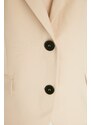 Trendyol Stone Regular Lined Woven Blazer Jacket