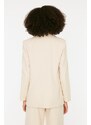 Trendyol Stone Regular Lined Woven Blazer Jacket