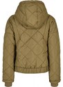 URBAN CLASSICS Ladies Oversized Diamond Quilted Pull Over Jacket - tiniolive