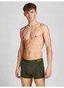 JACK & JONES Boxerky námořnická modř / zelená / černá