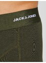JACK & JONES Boxerky námořnická modř / zelená / černá