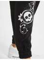 Dámské tepláky Dangerous DNGRS / Sweat Pant Skull - černo/šedo/bílé