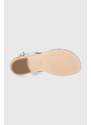 Sandály MICHAEL Michael Kors Mk Plate Thong dámské, béžová barva