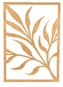 AMADEA Dřevěný obraz listy, rozměr 30 x 21 cm, český výrobek