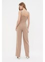 Trendyol Mink Cut Out Detailed Jumpsuit