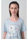Dámská modalová noční košile s medvídky Vamp 15969
