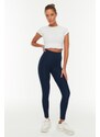 Trendyol Navy Blue Push-Up Full Length Knitted Sports Leggings